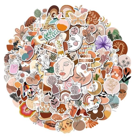100pc Vinyl Sticker Set  - Picture 1 of 4